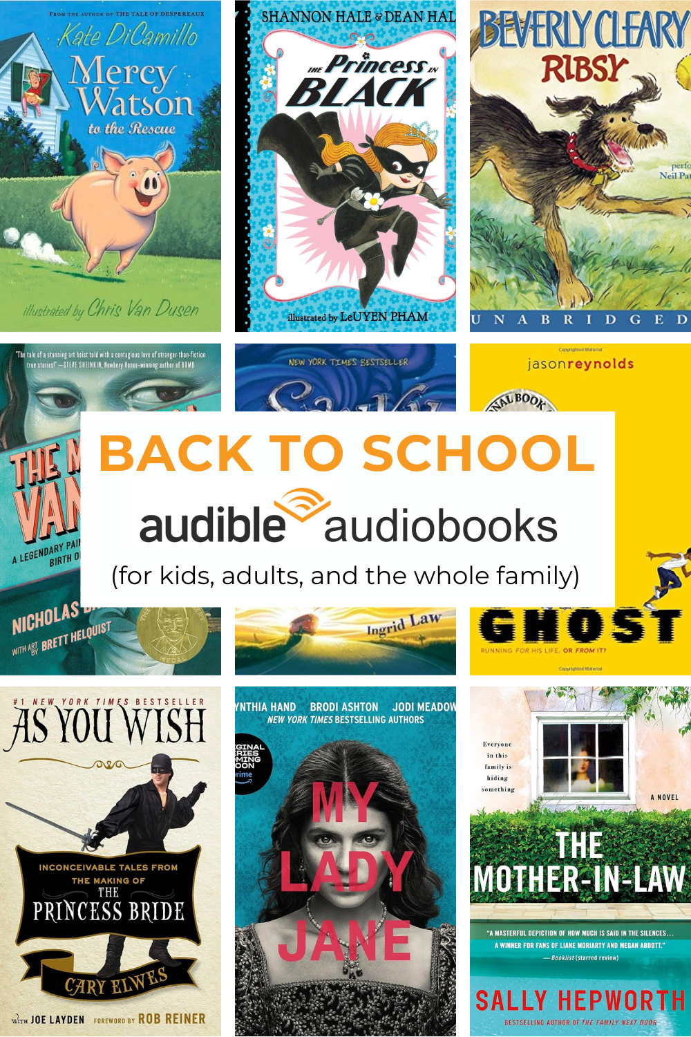 Audio books that are heard to return to school