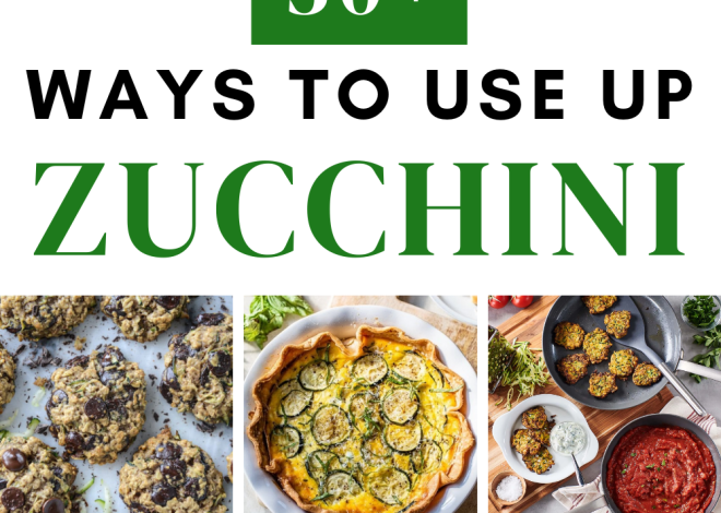 50+ Zucchini Recipes for when your garden is going crazy