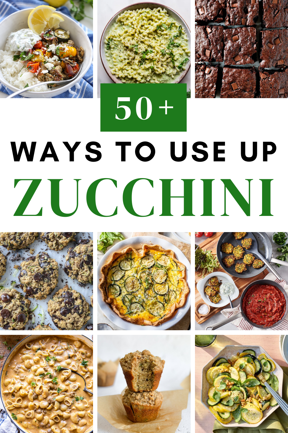50+ Zucchini Recipes for when your garden is going crazy