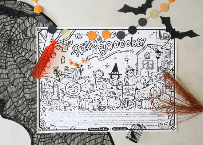 Free halloween coloring calendar
