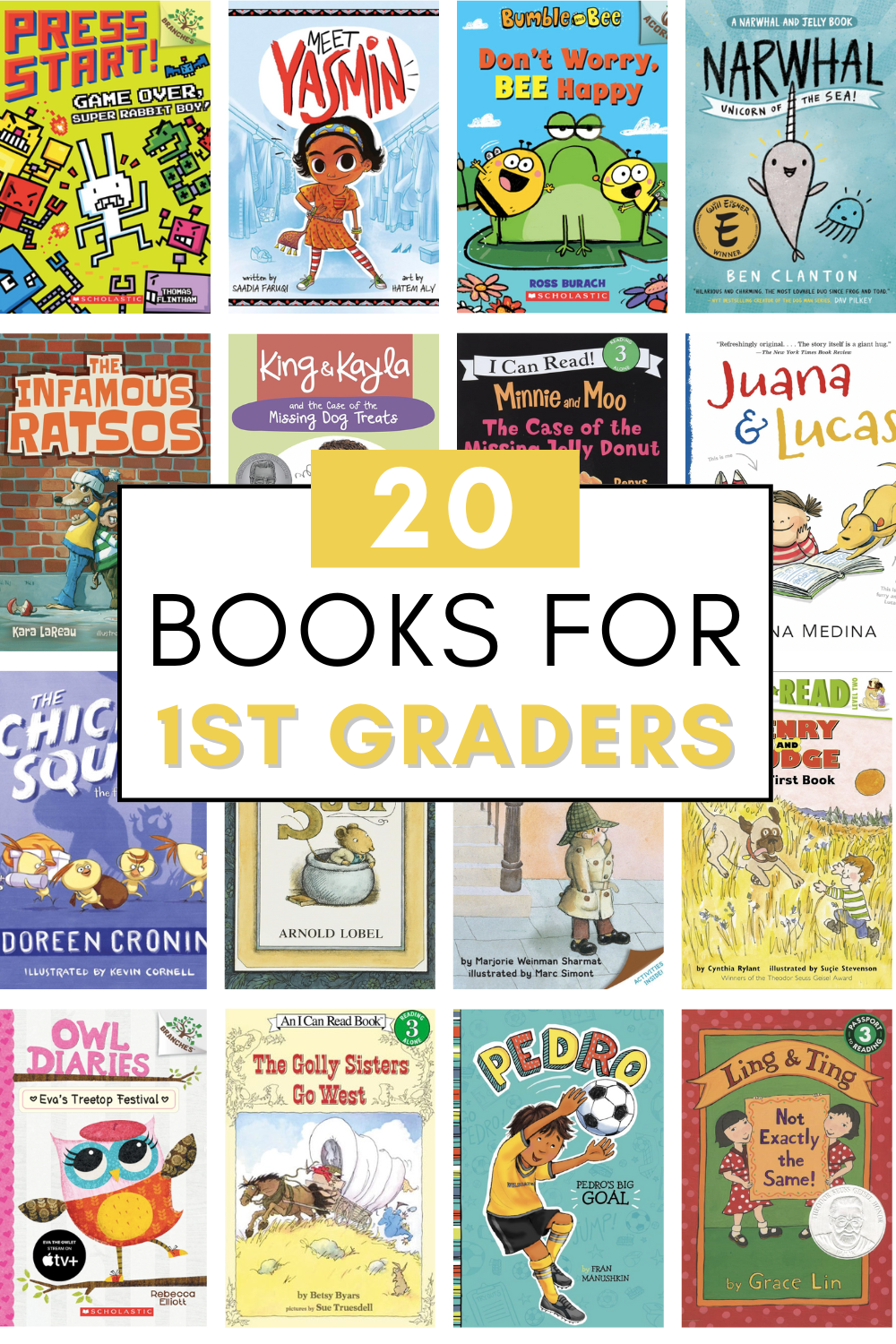 20 Amazing Books for 1st Grade Students