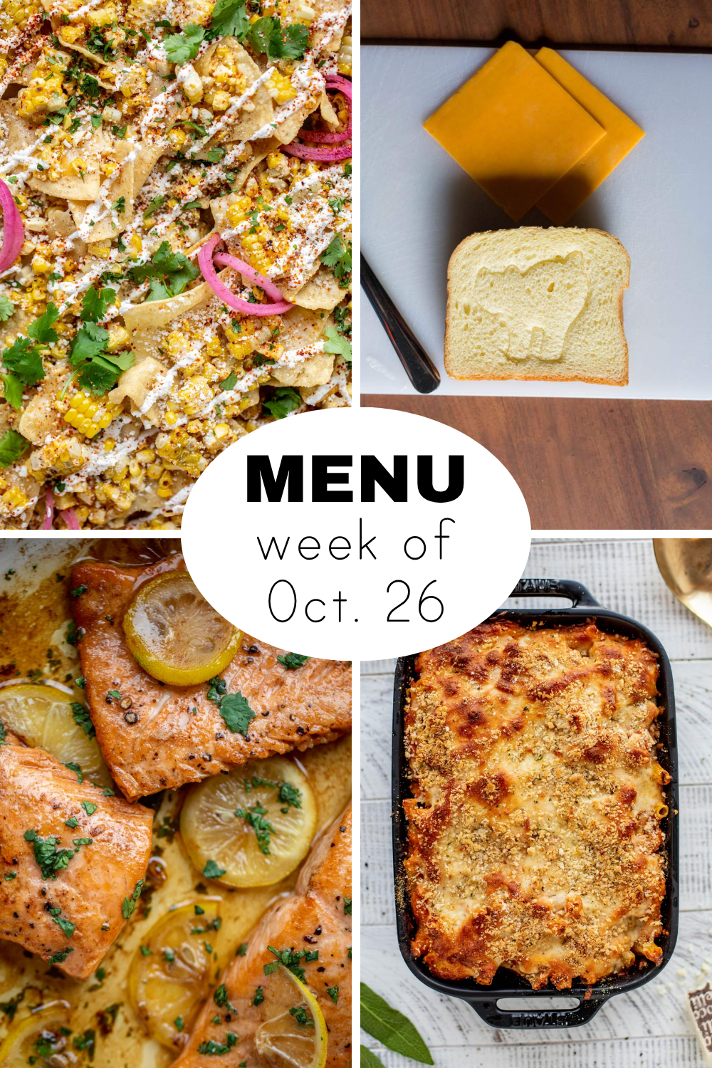 Weekly Fall Dinner Menu for Halloween Week