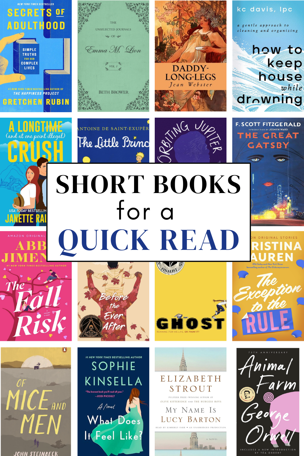 25+ Short Books for a Quick Read