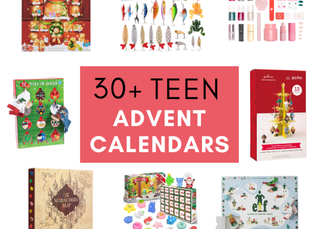 30+ Advent Calendars for Tweens and Teens