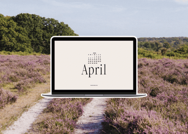 Free, Downloadable Spring Backgrounds for April 2026!