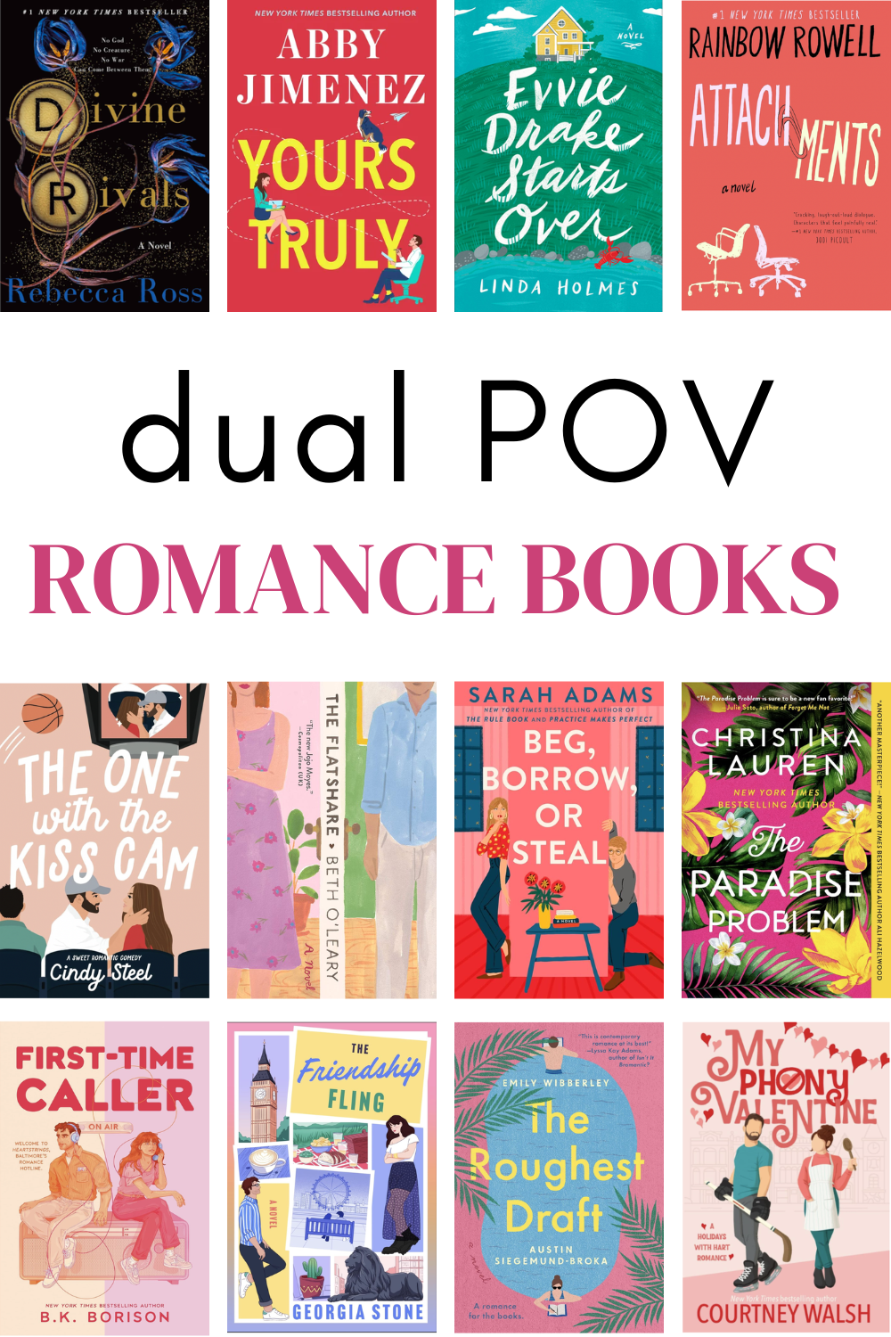 My Favorite Dual POV Romance Books